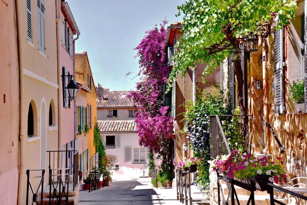 Un Nid A Saint Tropez Apartment Exterior foto